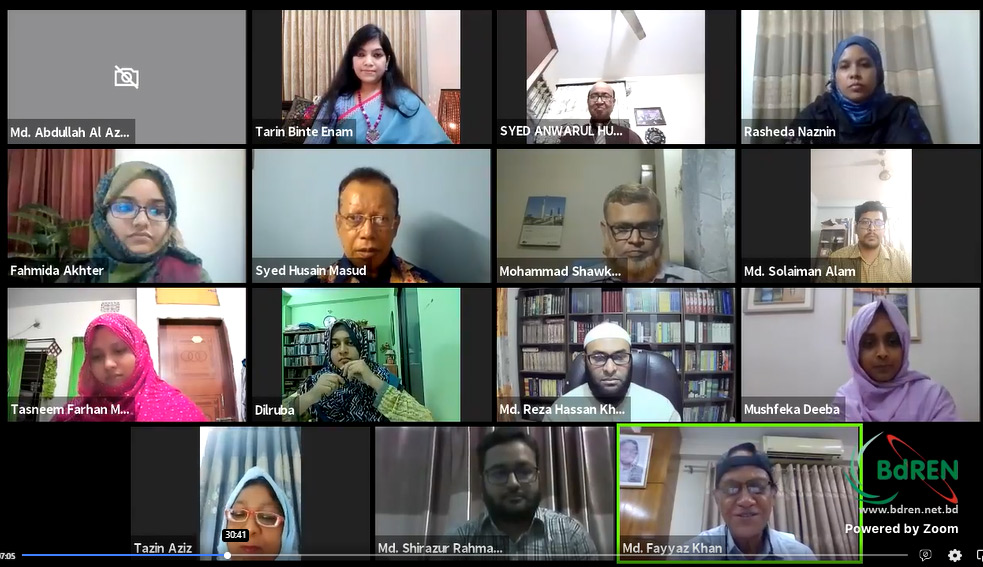 A Webinar of the Department of English