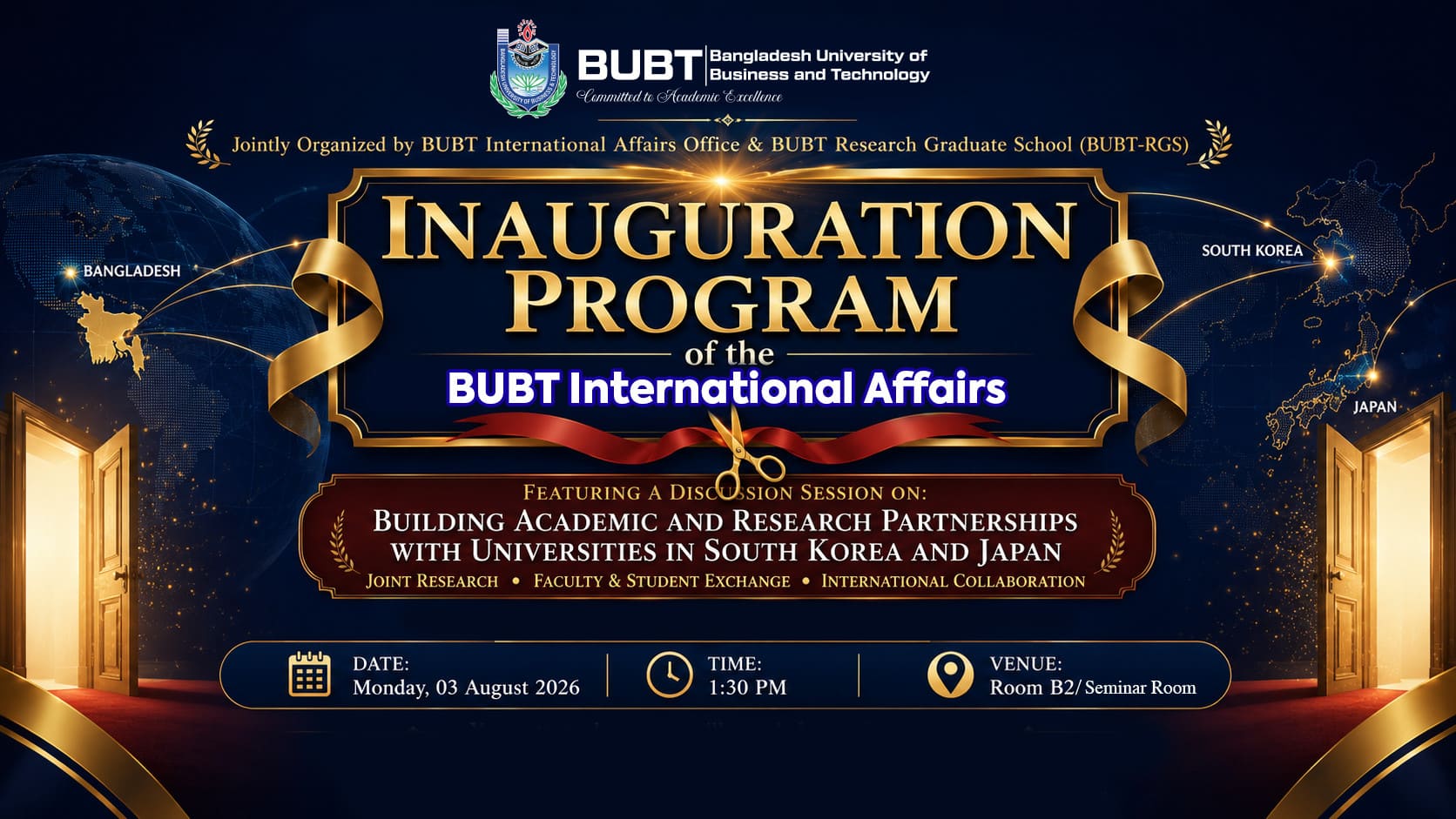 INAUGURATION PROGRAM of the BUBT International Affairs