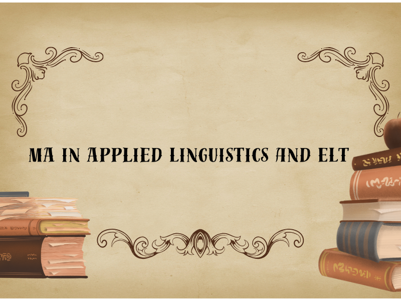 M.A in ELT