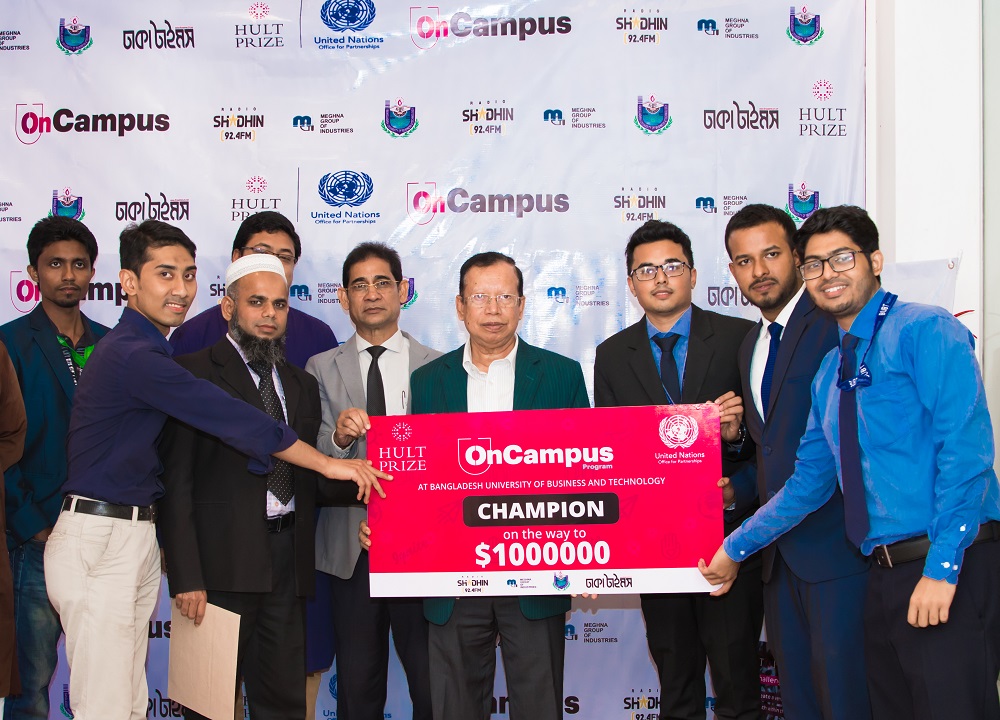 Handicraft Online Startup D.H.S. 3.0 Won the BUBT round of Hult Prize 2018